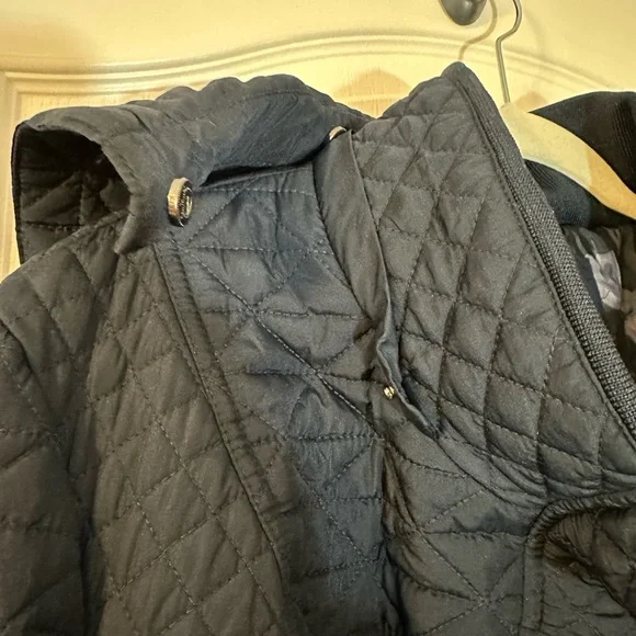 Weatherproof Quilted Navy Puffer Coat - Picture 12 of 15